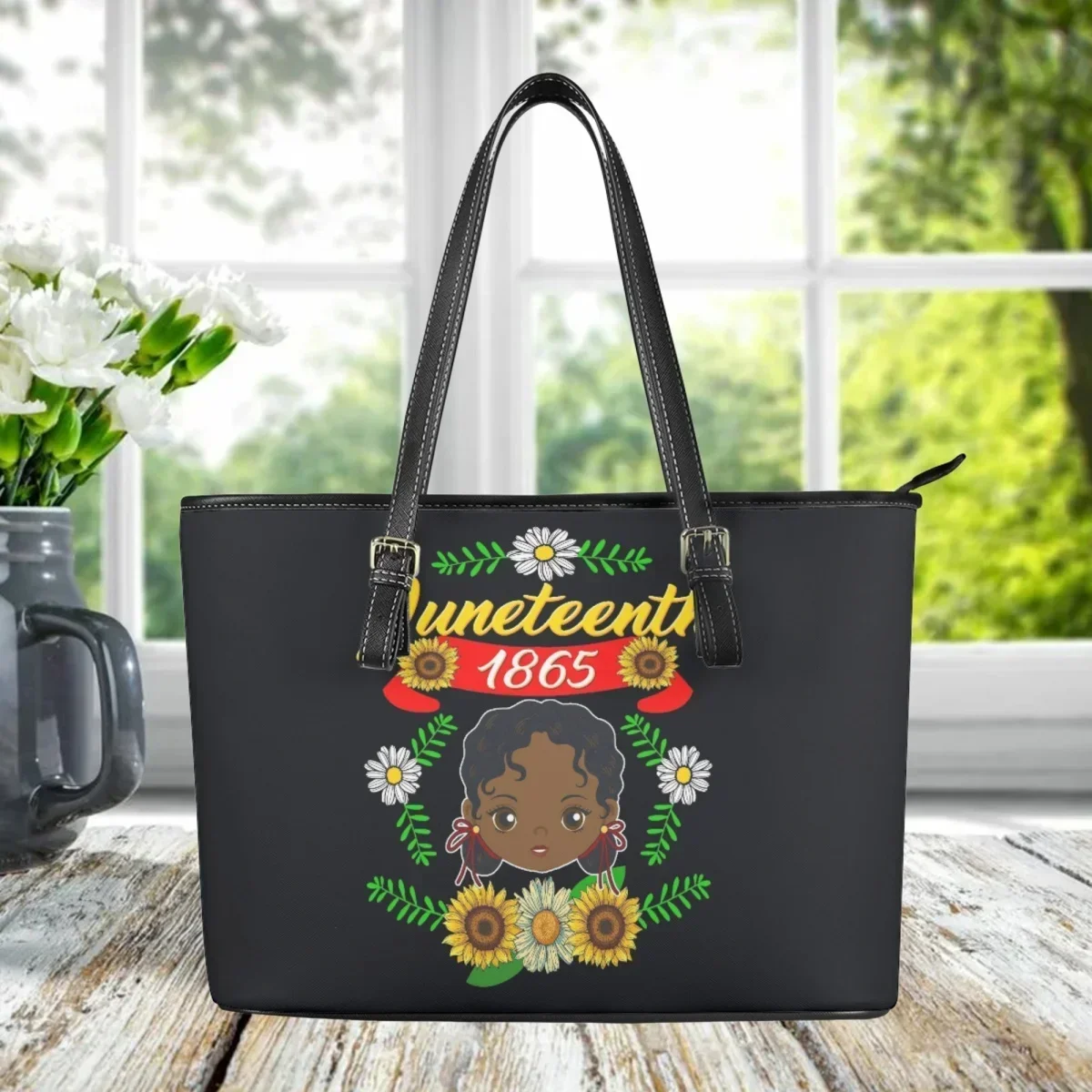 Interior Design History - Sac à bandoulière décontracté en cuir