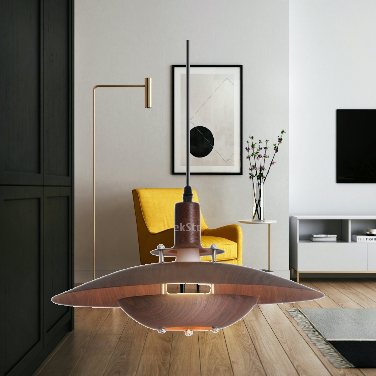 Interior Design Kitchen Modern - Lustre rustique de style campagnard en