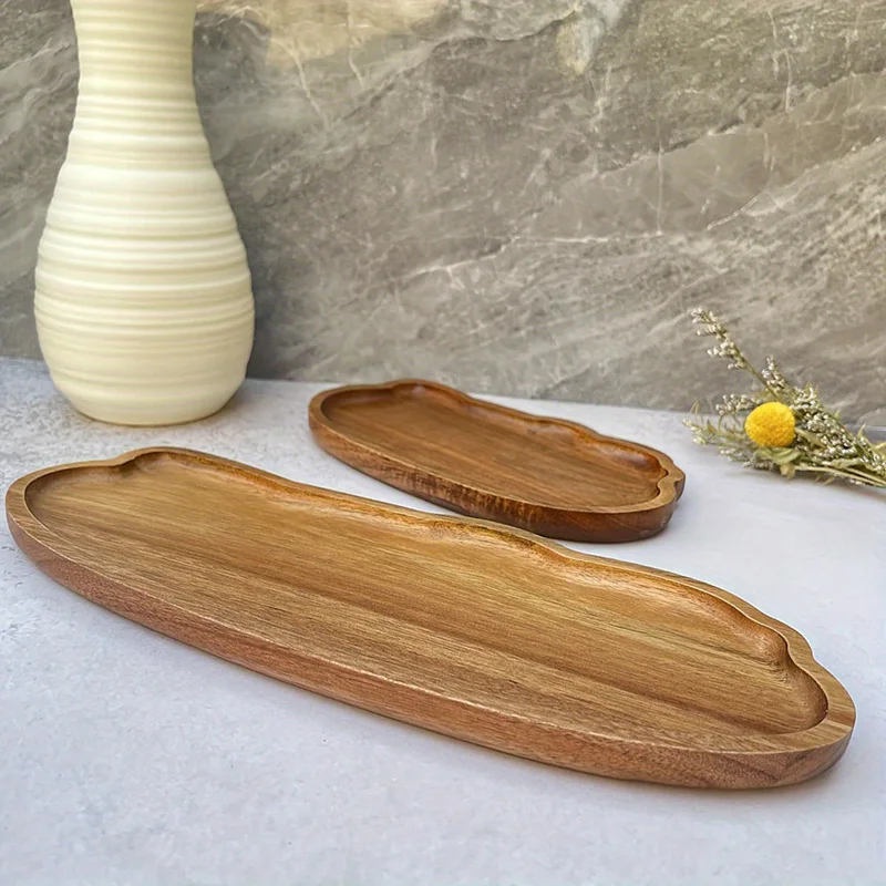 Travertine Tray Oval - Plateau à thé et café en