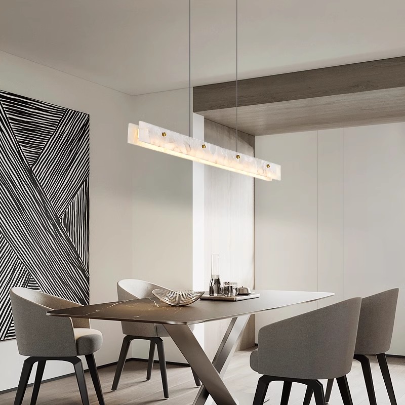 Postmoderne marbre Long penden - Interior Design Kitchen Modern avis et prix