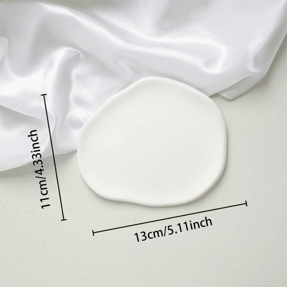Plateau à bijoux blanc élégant - Travertine Tray Oval avis et prix