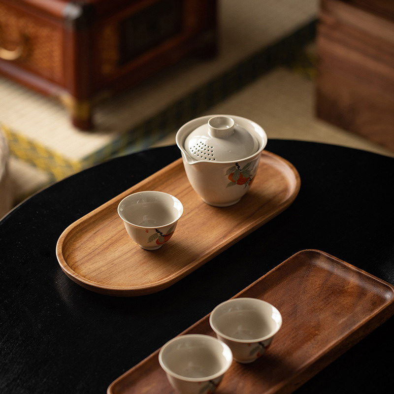 Vaisselle plateau alimentaire  - Travertine Tray Oval avis et prix