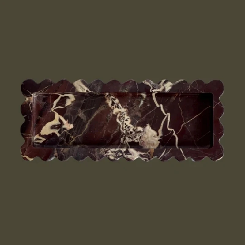 Plaque de soleil rectangulaire - Travertine Tray Oval avis et prix