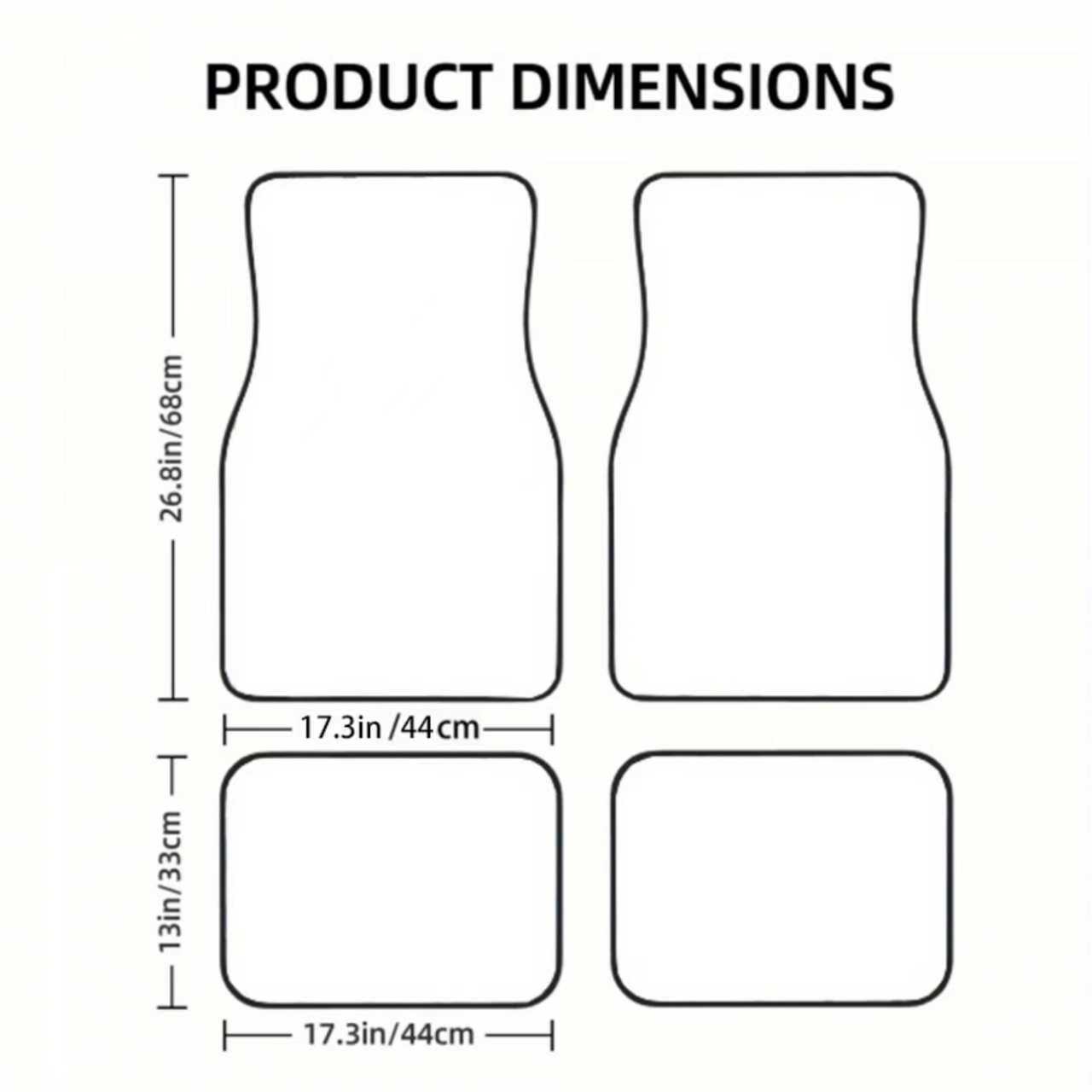 4 pièces tapis de sol de voitu - Interior Design Uk avis et prix