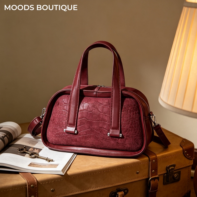 Sac à main Boston mini texturé - Interior Design Texture avis et prix