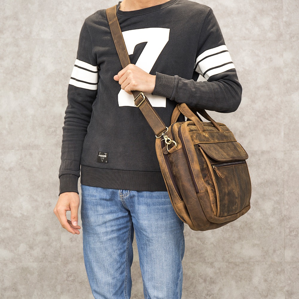 Sac messager en cuir véritable - Interior Design Documentation avis et prix