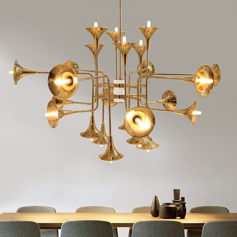 Lampe à suspension trompette n - Interior Design Kitchen Modern avis et prix