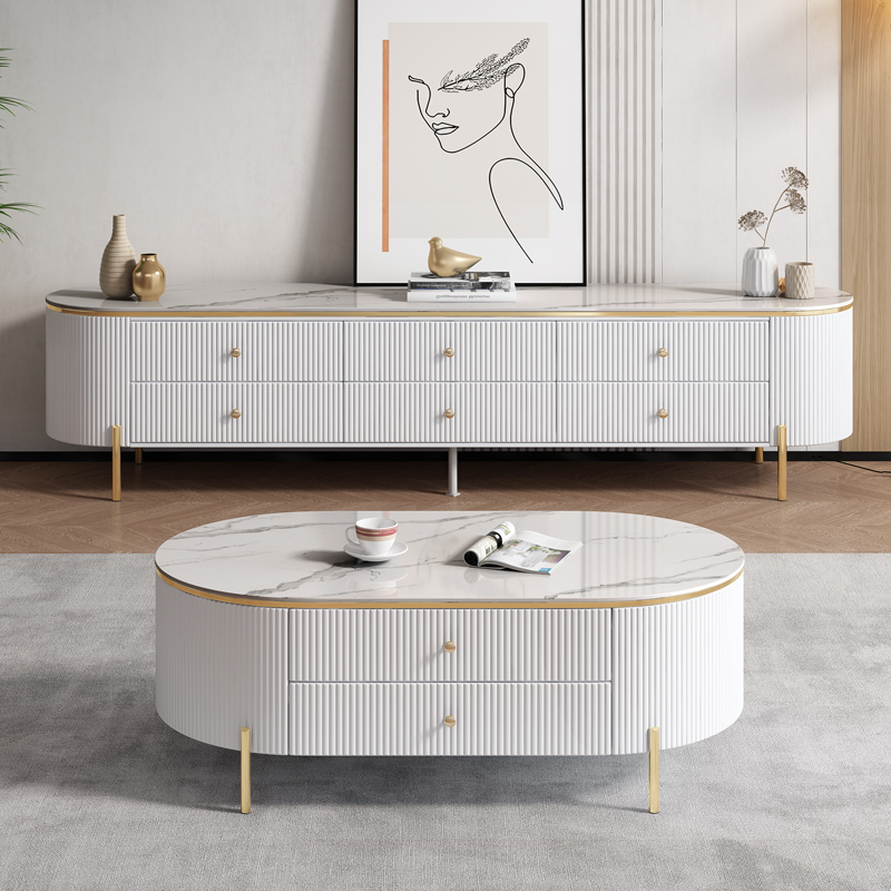 Ensemble de meuble TV et table - Interior Design High End avis et prix