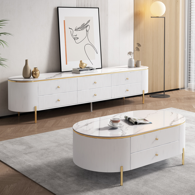 Ensemble de meuble TV et table - Interior Design High End avis et prix