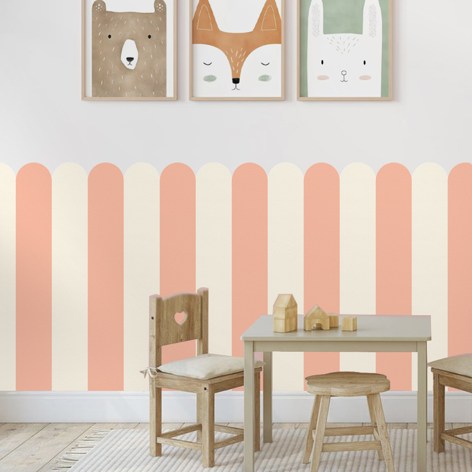 Papier peint en Arc à rayures  - Interior Design Home Decor avis et prix